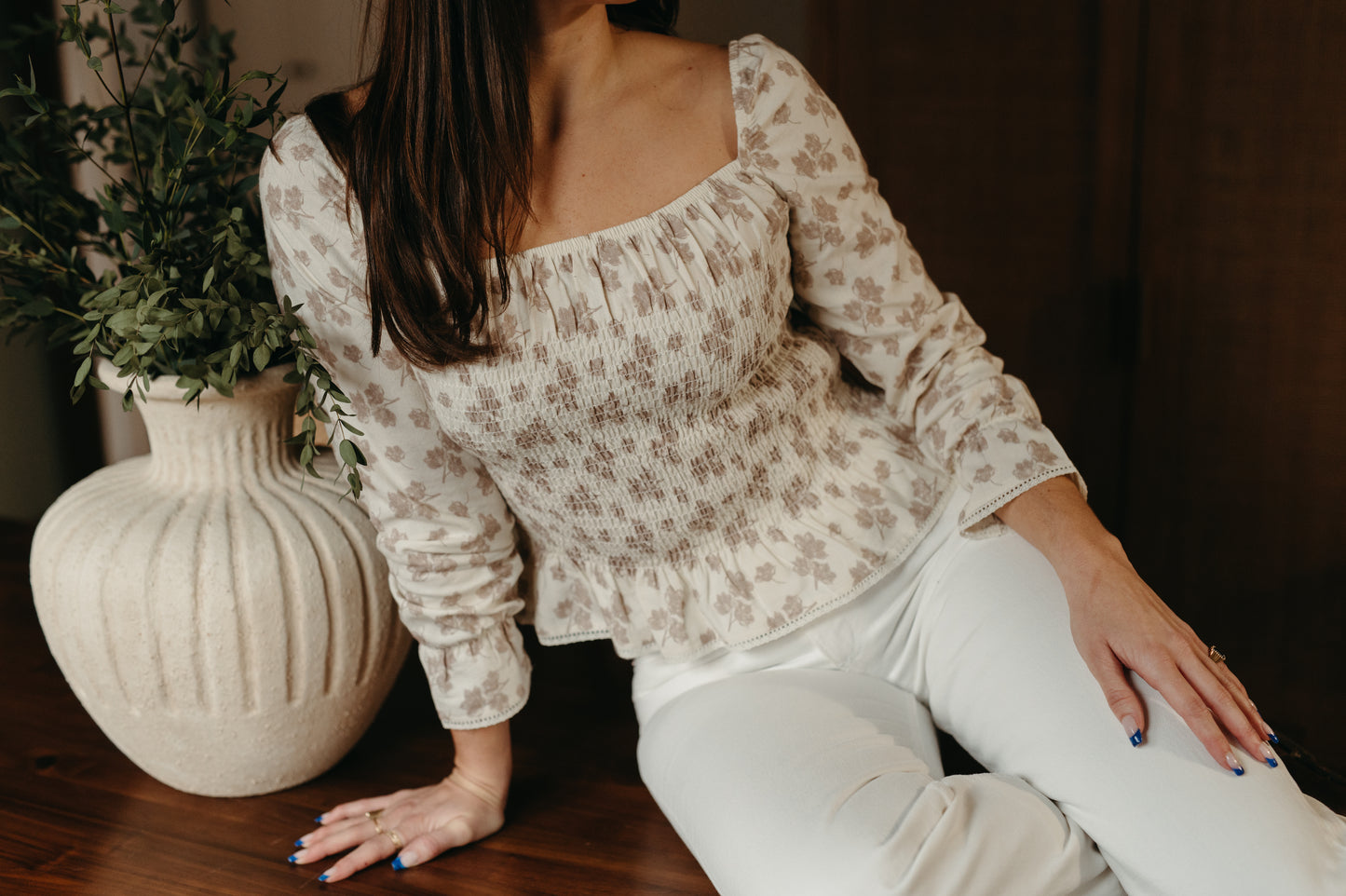 Kitty Linen Top