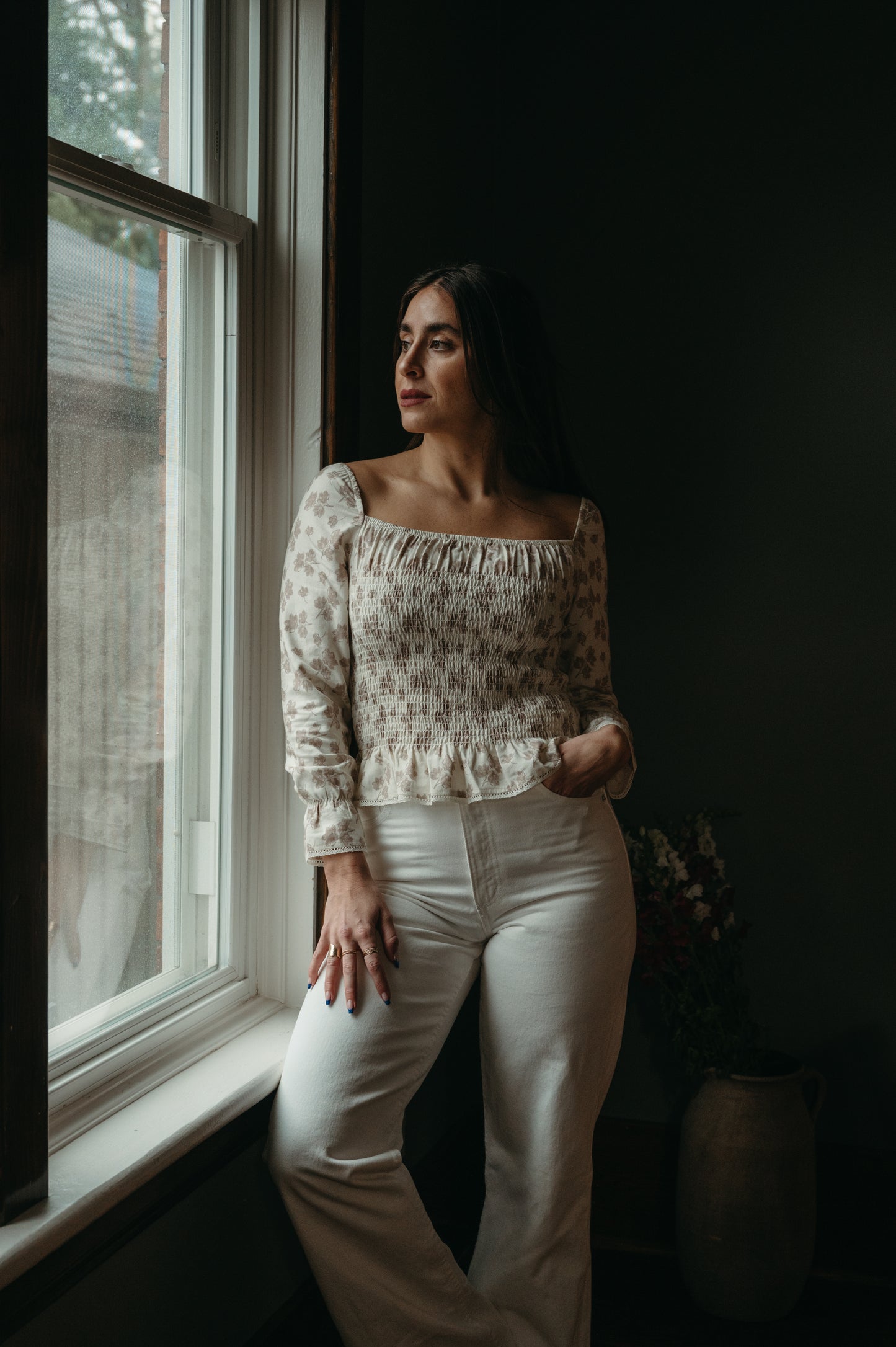 Kitty Linen Top