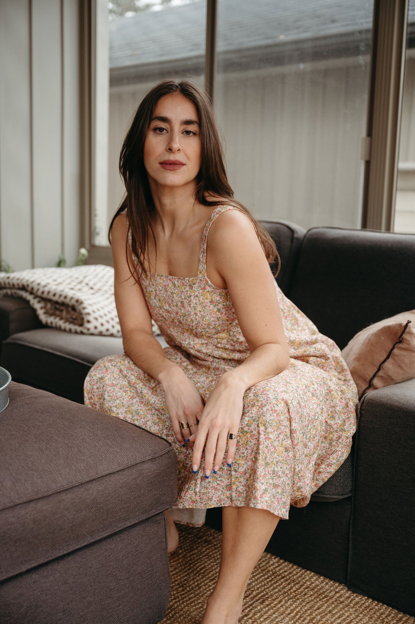 May Maxi Linen Dress with Pockets