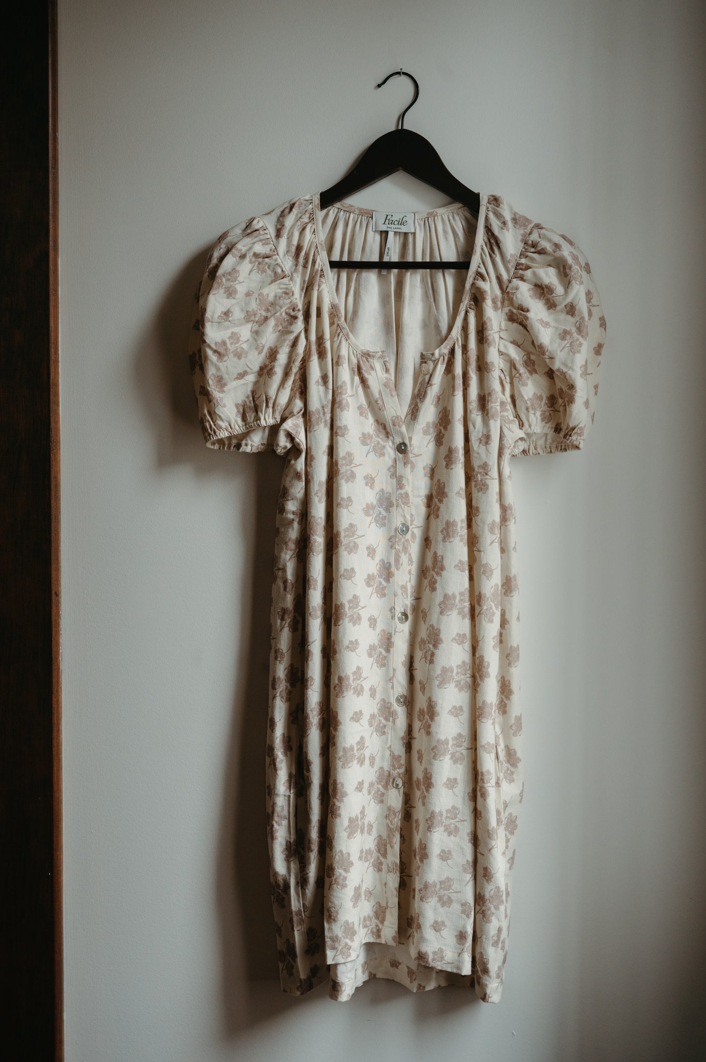 Piper Short Sleeve Linen Dress