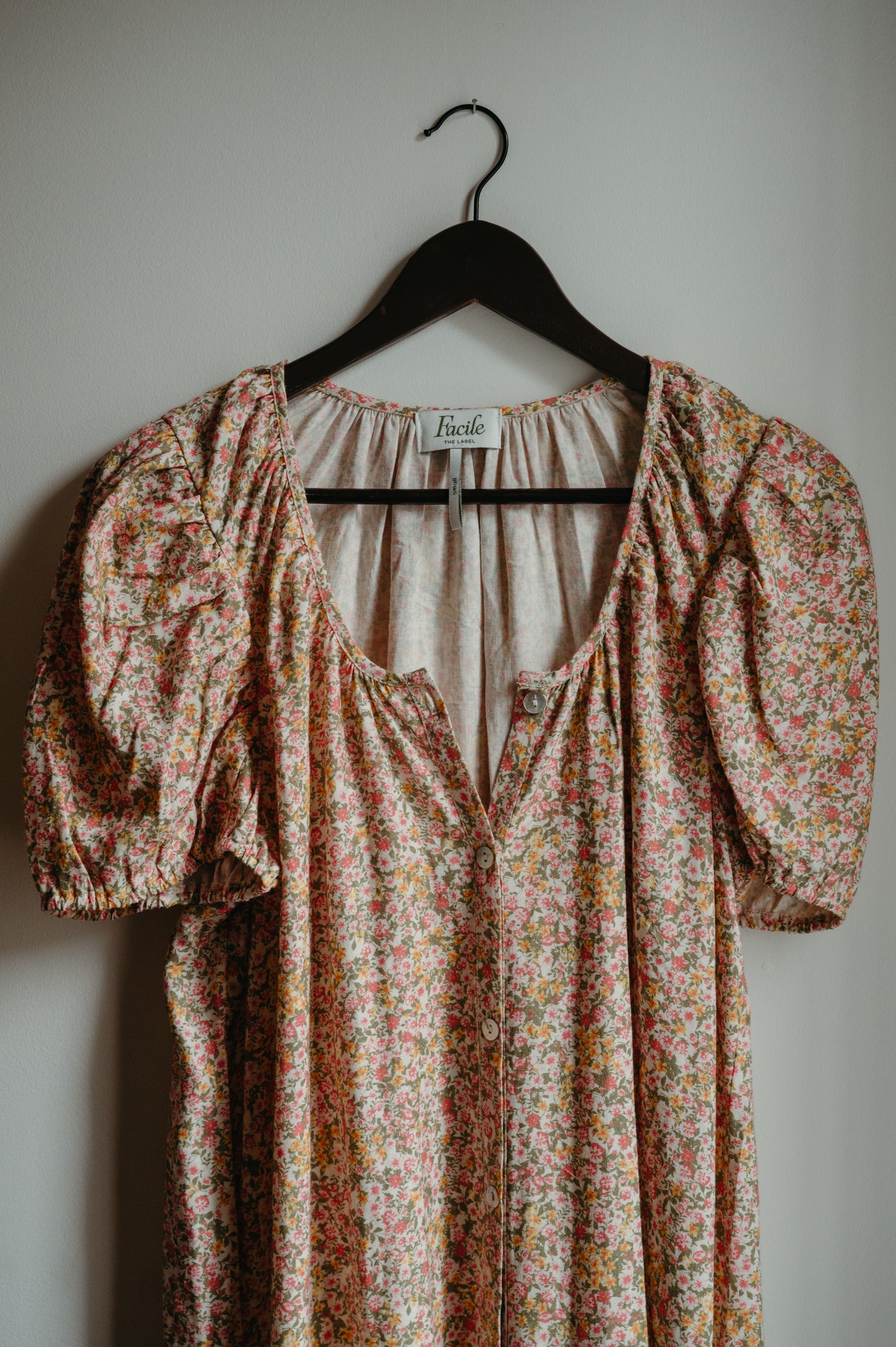 Piper Short Sleeve Linen Dress